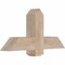 Ekena Millwork Eugene Smooth Timber Gable Bracket, Douglas Fir, 36"W x 18"H x 5 1/2"D x 5 1/2"F, 12/12 Pitch GBW036X18X0606EUG00SDF - alternate 4